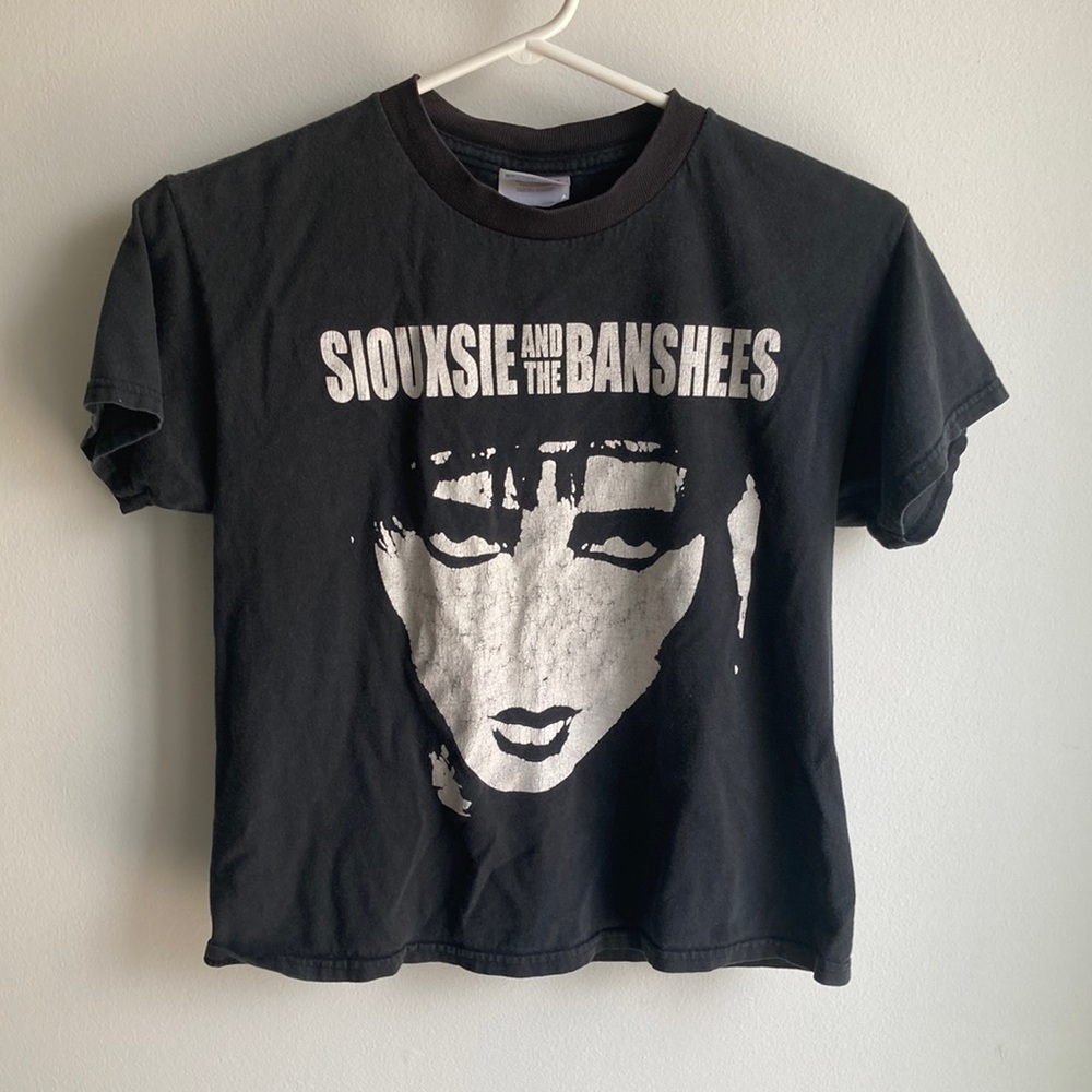 Vintage Siouxsie and the Banshees cropped tee